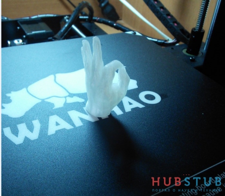 Калибровка и первая печать на 3d принтере, на примере WANHAO Duplicator i3.