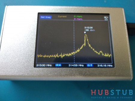 Развитие проекта анализатора спектра 240 – 960 MHz.(100$)